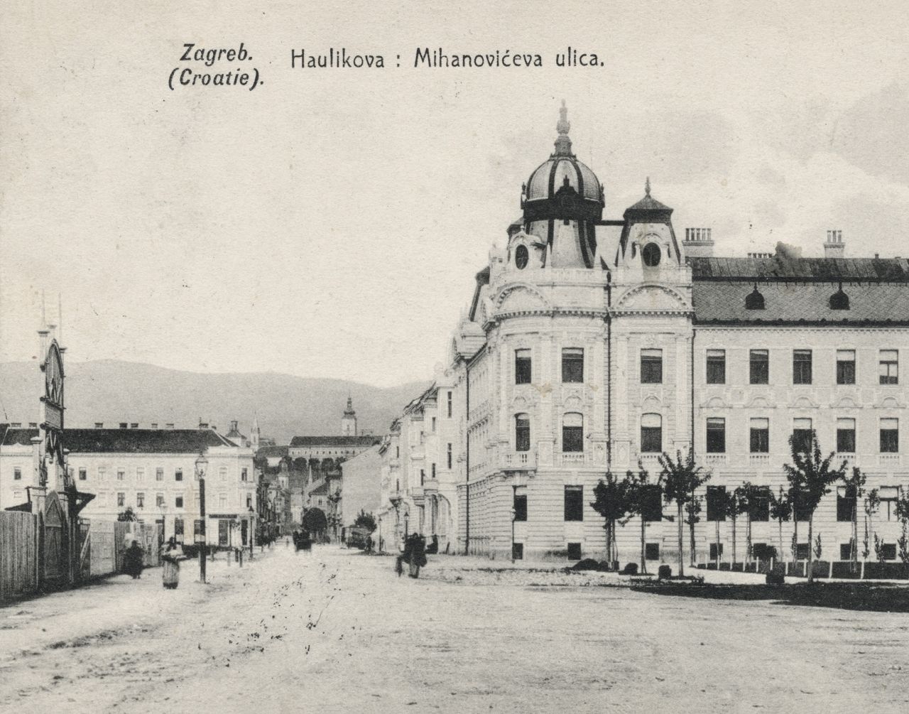 Haulikova ulica odnosno Mihanovićeva, 1908. godina